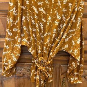 Anthropologie Butterscotch Dolman sleeved top